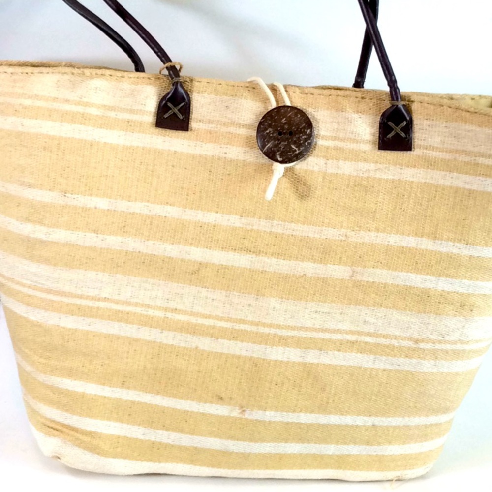 Wicker Beach Bag